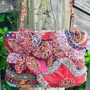 Vintage Multi-colored Handbag by Timmy Woods